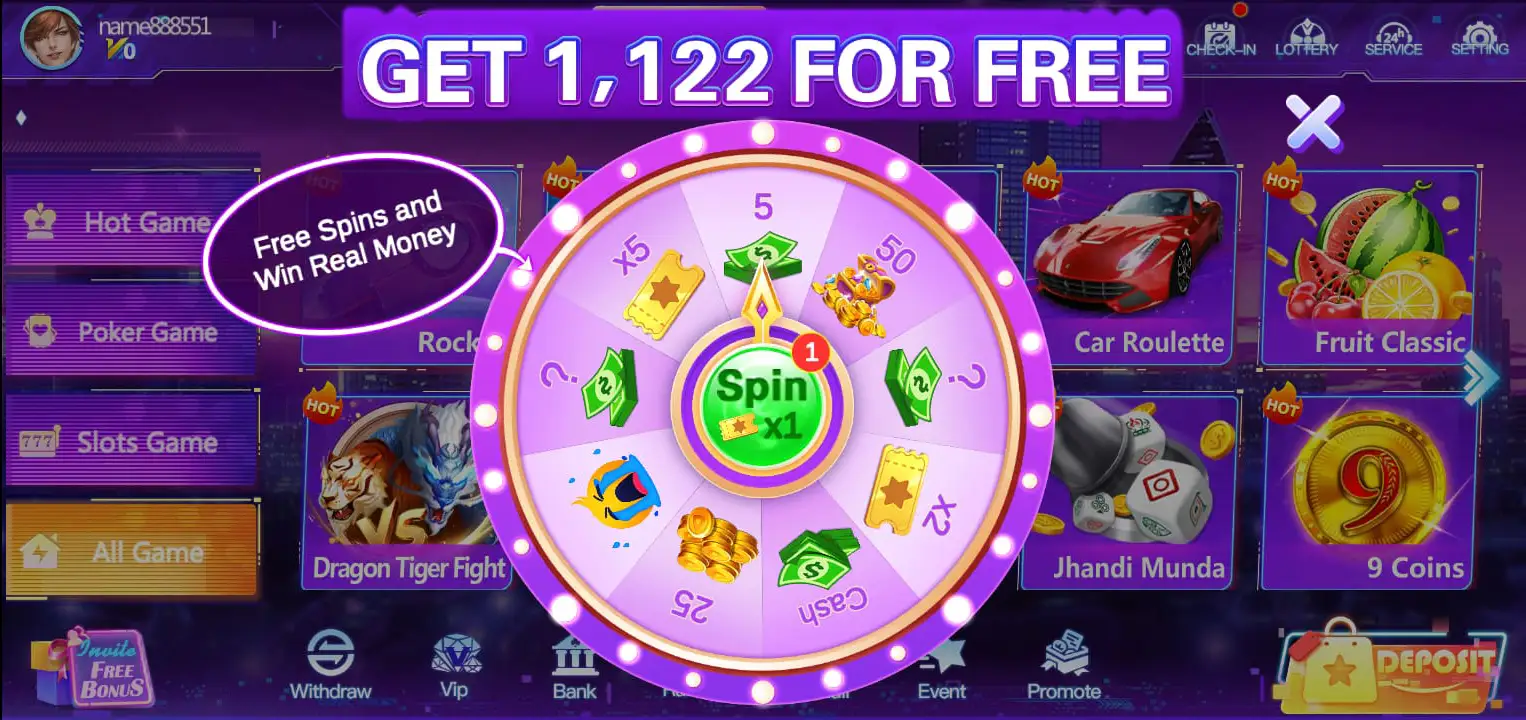 Free Spin and Win