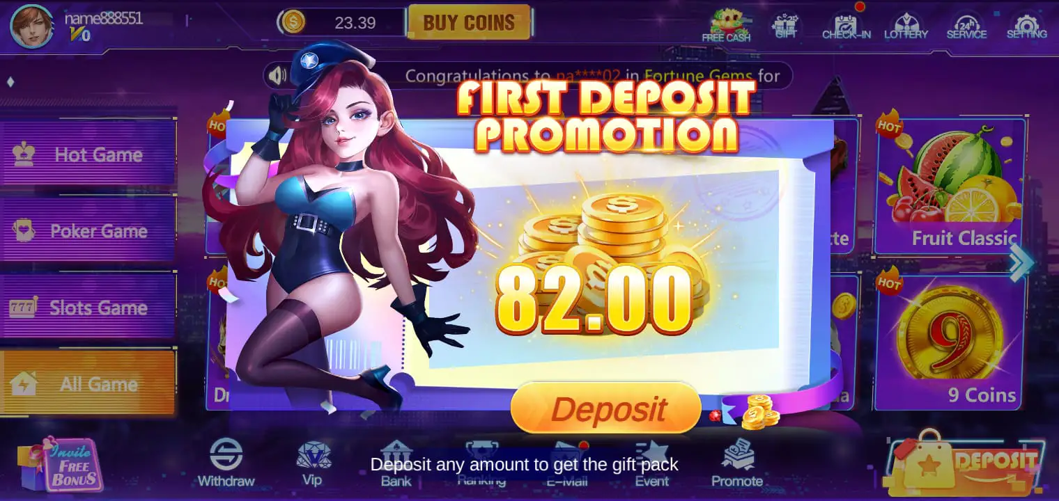Luck22 Game First Deposit Promotion