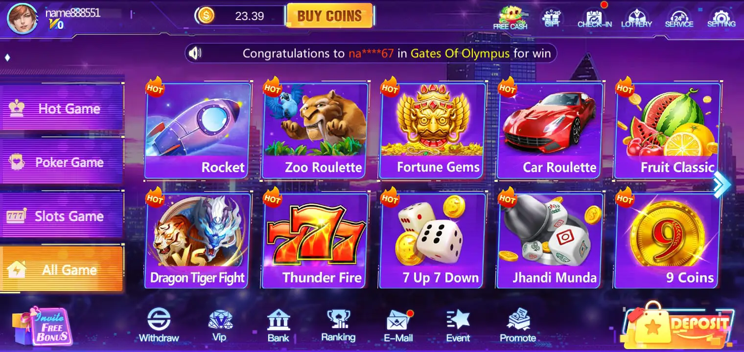 More Games Library Rocket, Zoo Rolette, 7 Up 7 Down